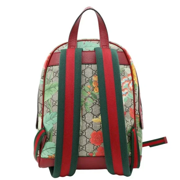 Gucci  Tian Animal Print GG Canvas Backpack Beige 427042 - Picture 3 of 13